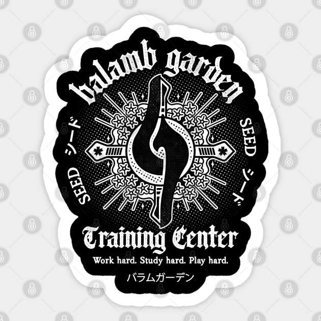 The Balamb Garden Training Center Sticker by Lagelantee